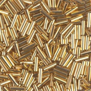 Miyuki Bugles 6mm Stiftperlen - 24kt Gold plated BGL2-191